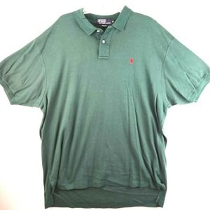 Ralph Lauren‎ Polo Mens 2XL Golf Rugby Polo Shirt Green Size XXL